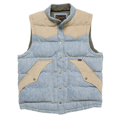 Howler Bros Denim Rounder Vest MEN - Clothing - Outerwear - Vests Howler Bros