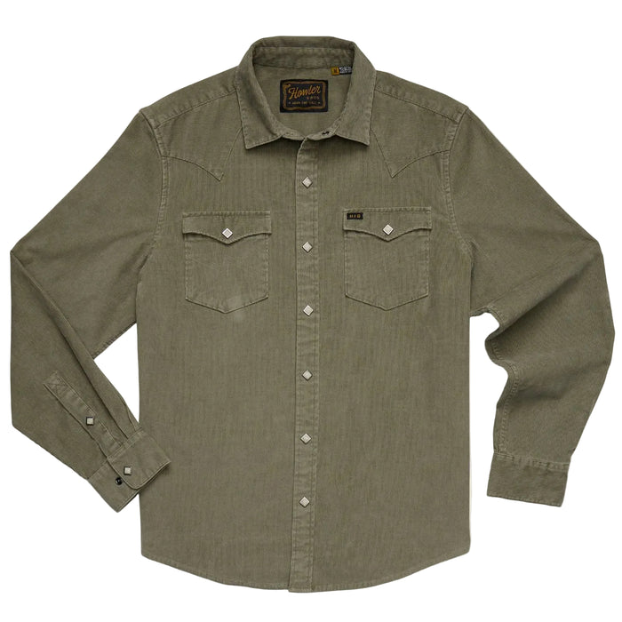 Howler Bros Banning Corduroy Snap Shirt