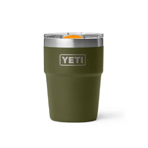 Yeti Rambler 16oz Stackable Cup - Olive/King Crab Orange HOME & GIFTS - Yeti Yeti