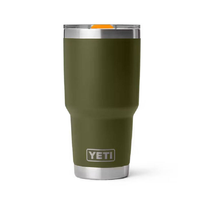 Yeti Rambler 30oz Tumbler - Olive/King Crab Orange