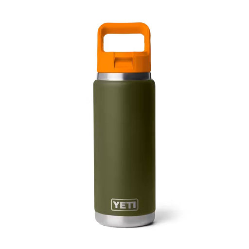 Yeti Rambler 26oz C Straw Bottle - Olive/King Crab Orange HOME & GIFTS - Yeti Yeti