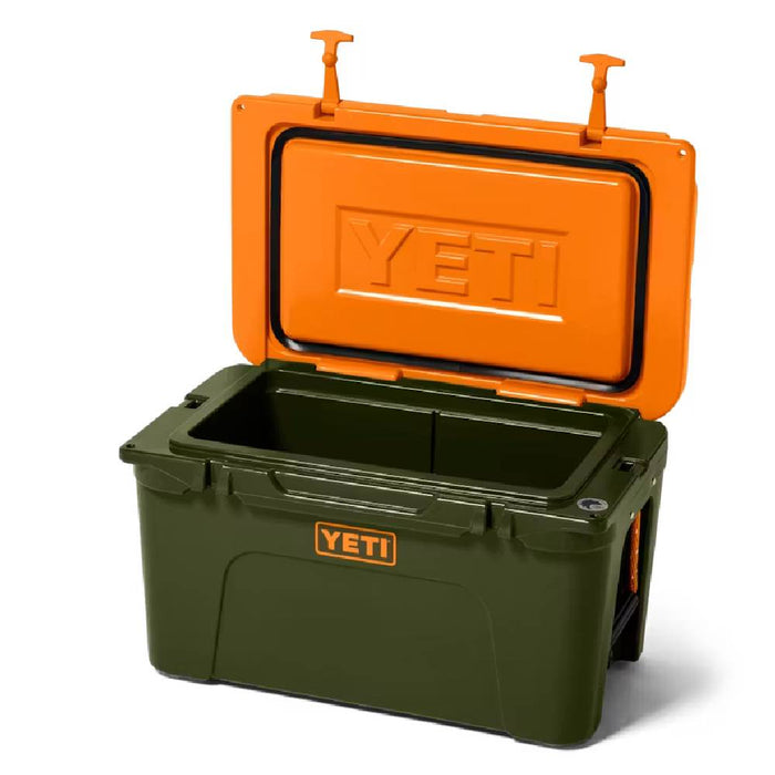Yeti Tundra 45 Hard Cooler - Olive/King Crab Orange