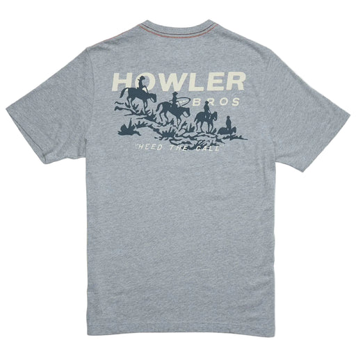 Howler Bros Posse's Return Grey Heather Tee MEN - Clothing - T-Shirts & Tanks Howler Bros