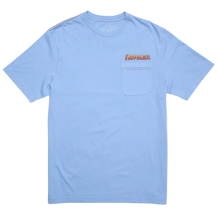 Howler Bros Tarpon Grid Light Blue Tee MEN - Clothing - T-Shirts & Tanks Howler Bros