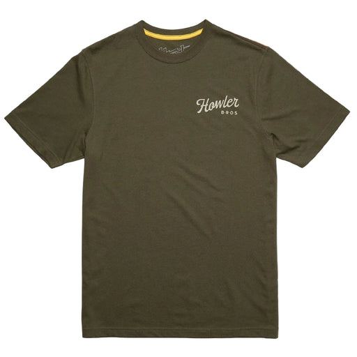 Howler Bros Howler Posse Dark Olive Tee MEN - Clothing - T-Shirts & Tanks Howler Bros