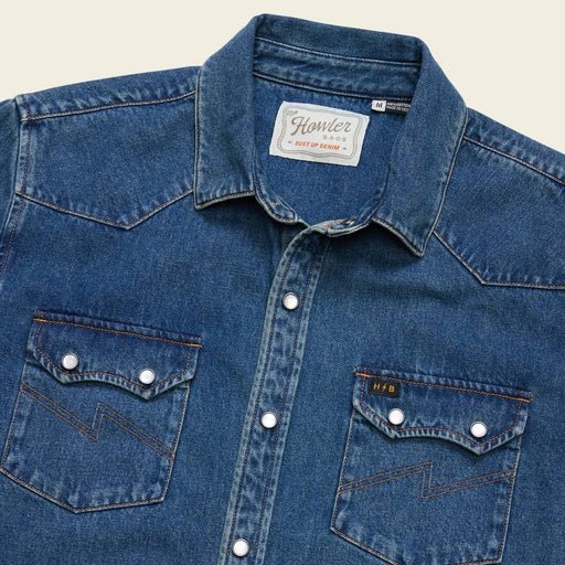Howler Bros Dust Up Denim Snap Shirt MEN - Clothing - Shirts - Long Sleeve Howler Bros