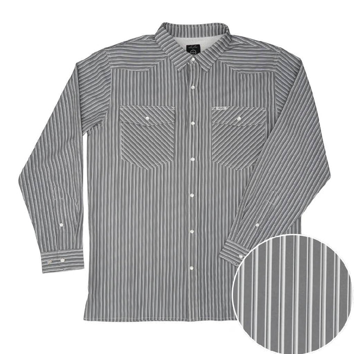 San Jac Men's The Paw Paw Performance Pearl Snap Shirt