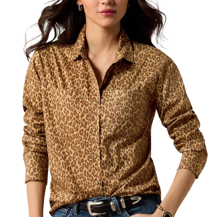 Ariat Women's Everything Faded Leopard Top