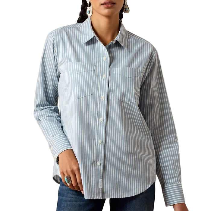 Ariat Women's Everything Glacier Stripe Top