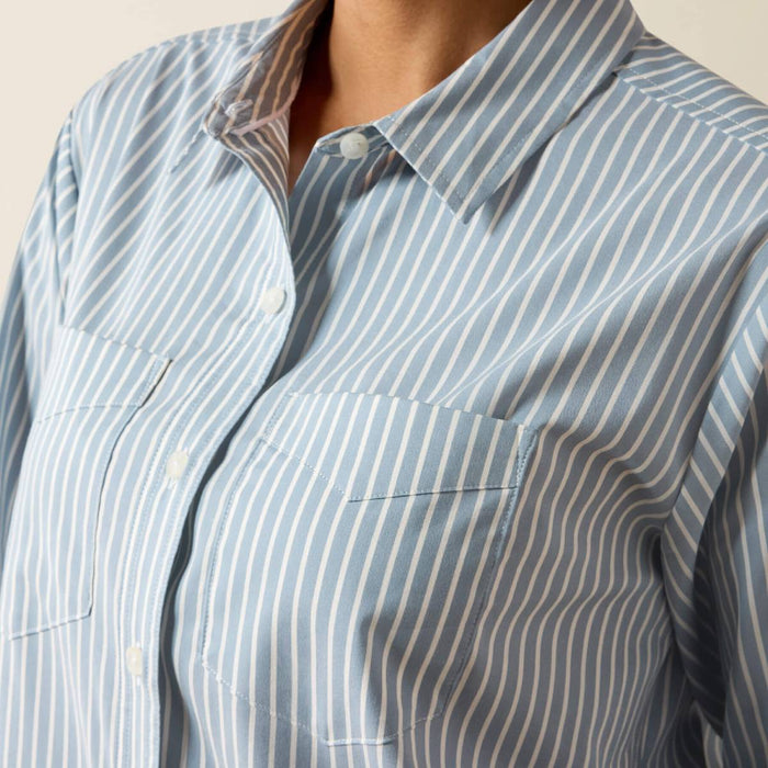 Ariat Women's Everything Glacier Stripe Top