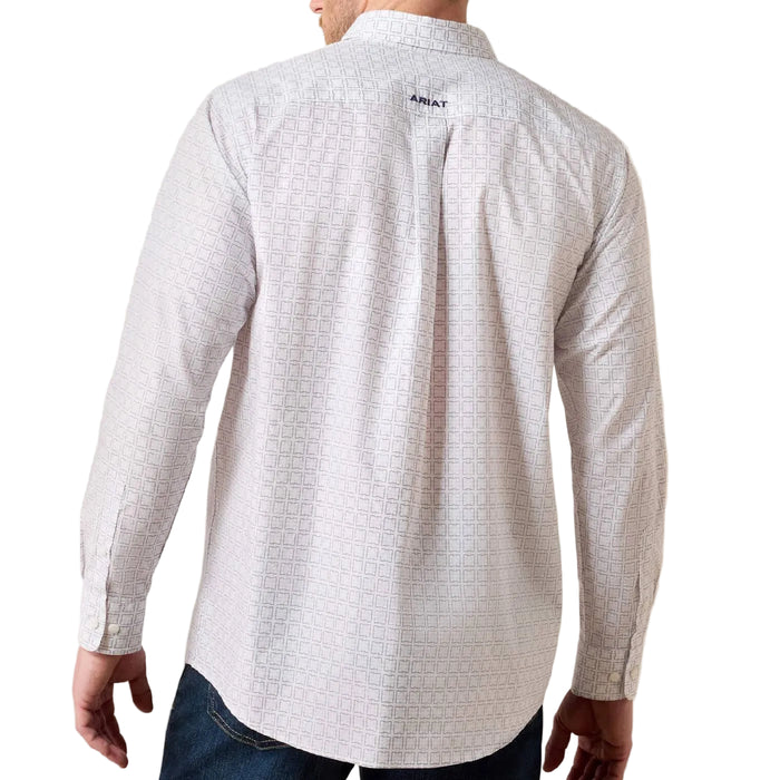 Ariat Men's Pace Classic Fit Geo Print Button Down Shirt