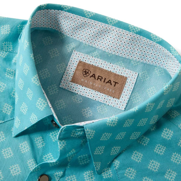 Ariat Men's Bobbee Geo Print Pearl Snap Shirt