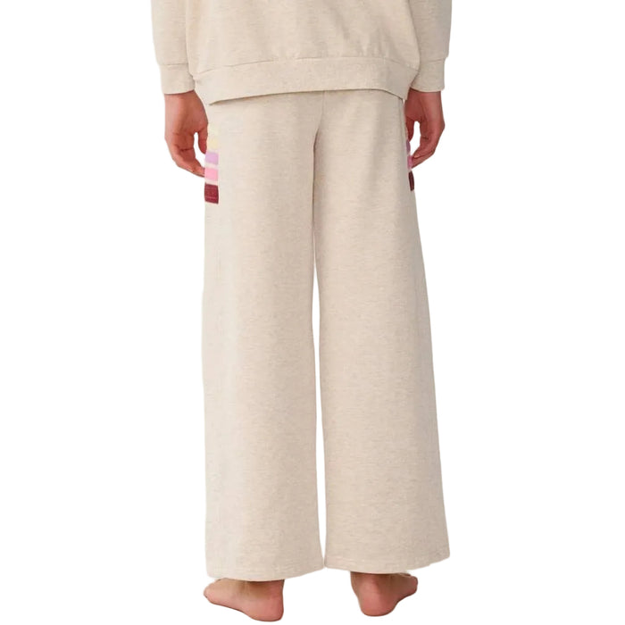 Rip Curl Girl's Surf Revival Oatmeal Marle Track Pant KIDS - Girls - Clothing - Pants Rip Curl