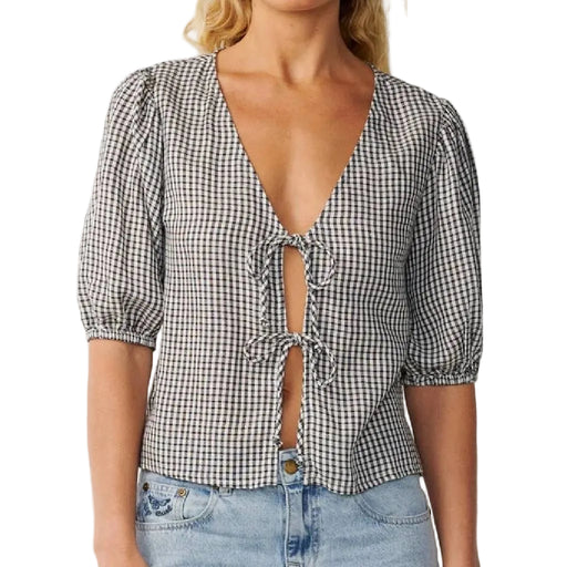 Rip Curl Women's Vibe Surf Tie Front Top WOMEN - Clothing - Tops - Short Sleeved Rip Curl