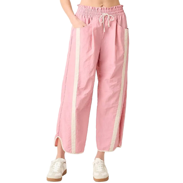 Nylon Barrel Leg Pants WOMEN - Clothing - Pants & Leggings MITTOSHOP