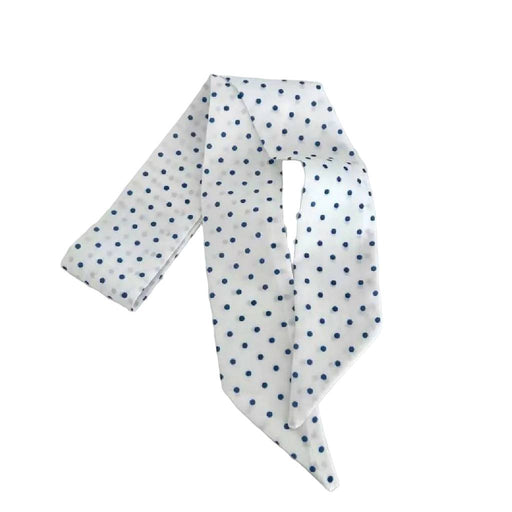 Vintage Style Twilly - Off White Polka Dot ACCESSORIES - Additional Accessories - Wild Rags & Scarves Josslyn