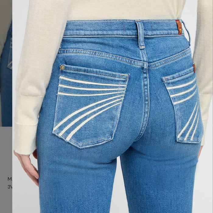 7 For All Mankind Dojo Slim Illusion Flare - Marine