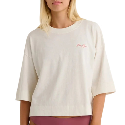 Free Fly Women's Lucky Lei Oversized Cropped Tee WOMEN - Clothing - Tops - Short Sleeved Free Fly Apparel