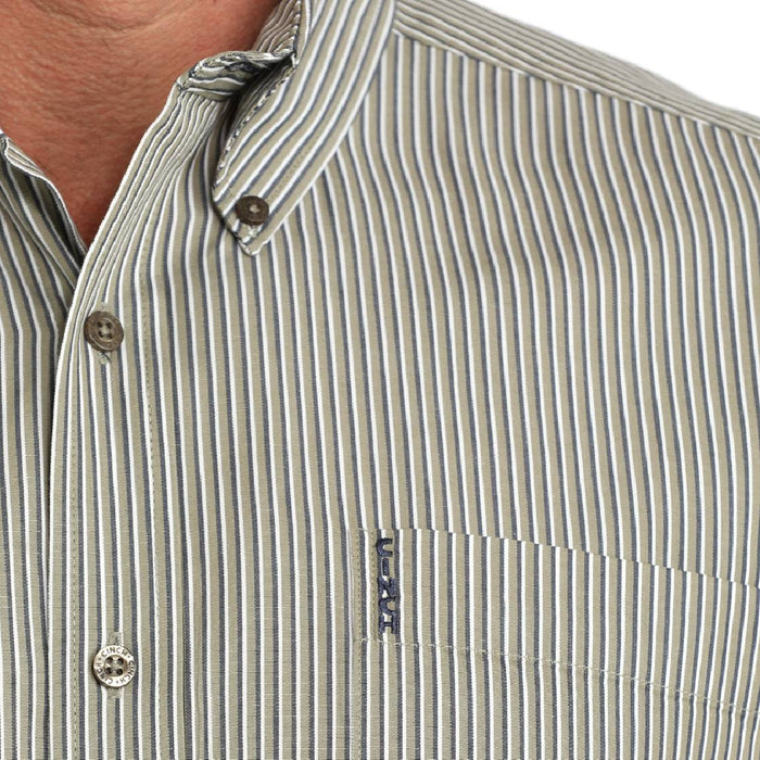 Cinch Men's Modern Fit Stripe Button Down Shirt