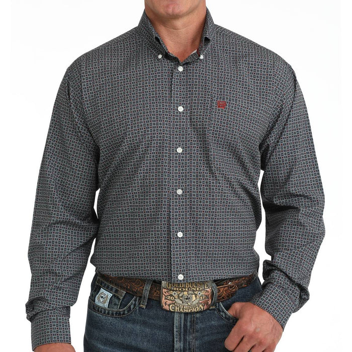 Cinch Men's Arenaflex Geo Print Button Down Shirt