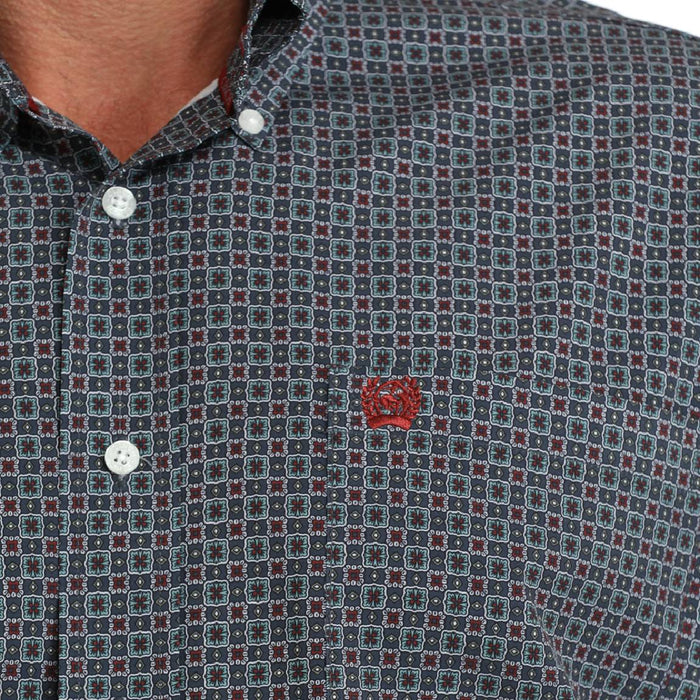 Cinch Men's Arenaflex Geo Print Button Down Shirt