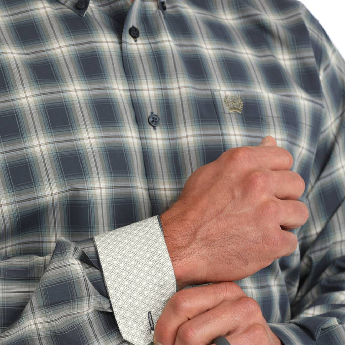 Cinch Men's Plaid Button Down Shirt