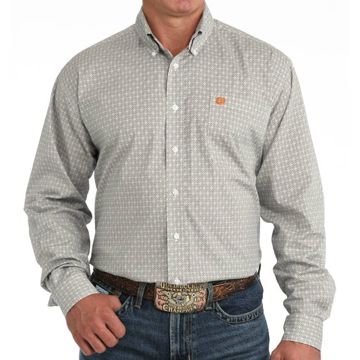 Cinch Men's Geo Print Button Down Shirt MEN - Clothing - Shirts - Long Sleeve Cinch