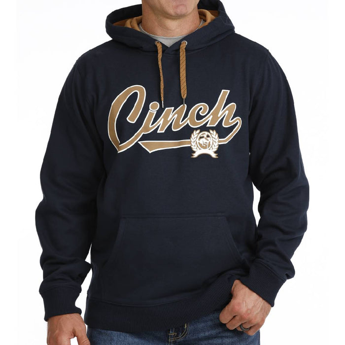 Cinch Men's Logo Navy Hoodie