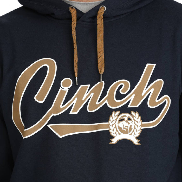 Cinch Men's Logo Navy Hoodie