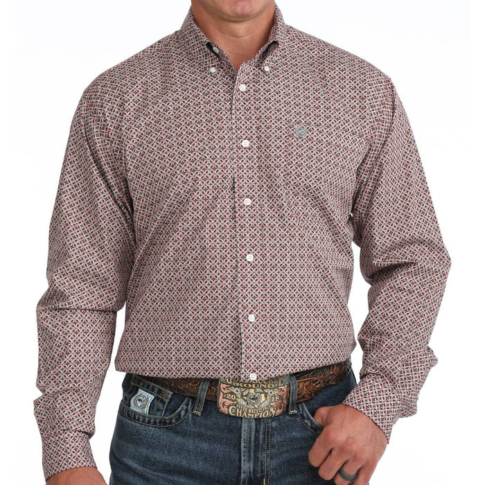Cinch Men's Geo Print Button Down Shirt