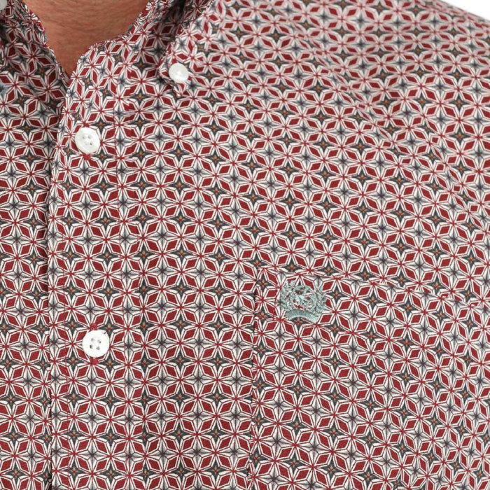 Cinch Men's Geo Print Button Down Shirt