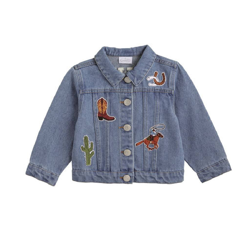 Mud Pie Toddler Girl's Denim Western Patch Jacket KIDS - Baby - Baby Girl Clothing Mud Pie