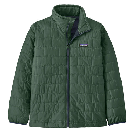 Patagonia Boy's Nano Puff Brick Quilt Jacket - Canopy Green KIDS - Boys - Clothing - Outerwear - Jackets Patagonia
