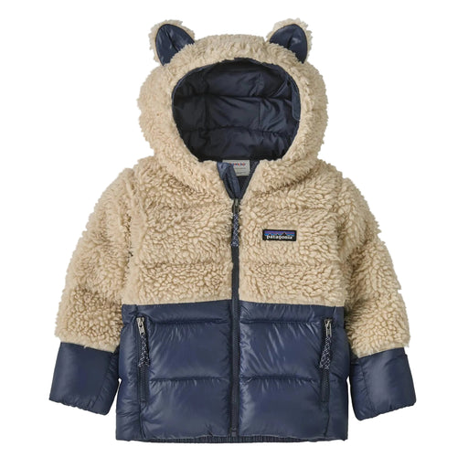 Patagonia Toddler Boy's Hi Loft Furry Friends Jacket - New Navy w/Dark Natural KIDS - Boys - Clothing - Outerwear - Jackets Patagonia
