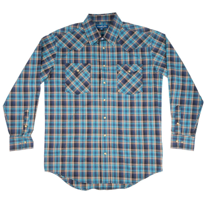 Panhandle Slim Men's Pearl Snap Plaid Western Shirt