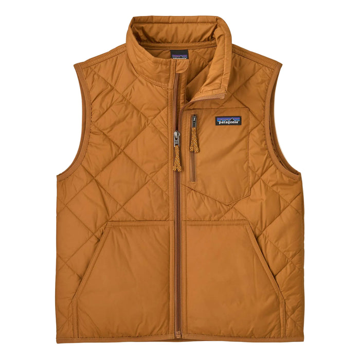 Patagonia Boy's Diamond Quilted Vest - Cinnamon Brown