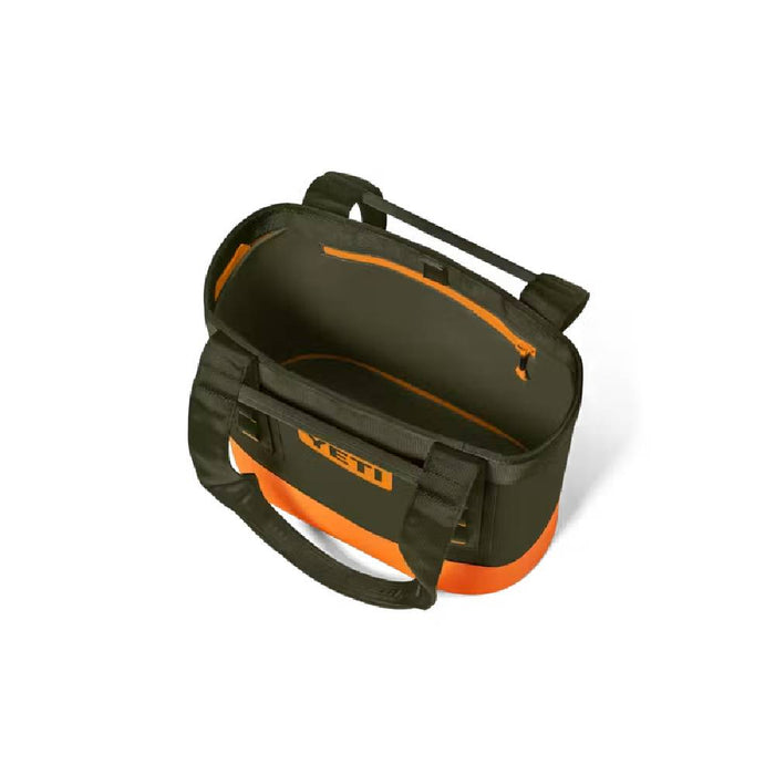 Yeti Camino Carryall 20 Tote Bag - Olive/King Crab Orange