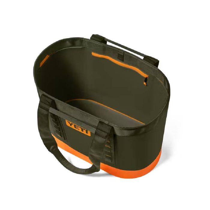 Yeti Camino Carryall 50 Tote Bag - Olive/King Crab Orange