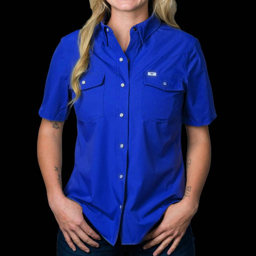 Ferrell Brand Women's Cobalt Core Snap Shirt WOMEN - Clothing - Tops - Short Sleeved Ferrell Brand