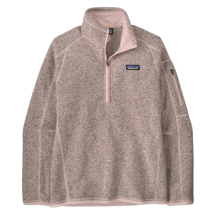 Patagonia Women's Better Sweater 1/4 Zip Pullover - Pink Frost
