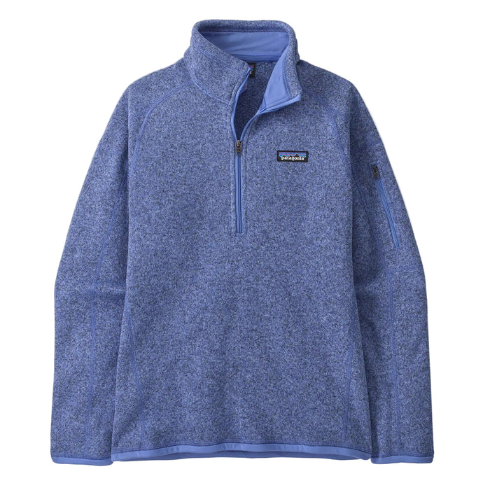Patagonia Women's Better Sweater 1/4 Zip Pullover - Diver Blue