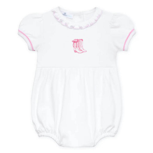 Baby Girl's Pink Cowboy Boots Embroidered Bubble KIDS - Baby - Baby Girl Clothing Magnolia Baby