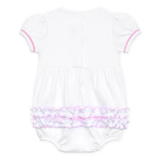 Baby Girl's Pink Cowboy Boots Embroidered Bubble KIDS - Baby - Baby Girl Clothing Magnolia Baby