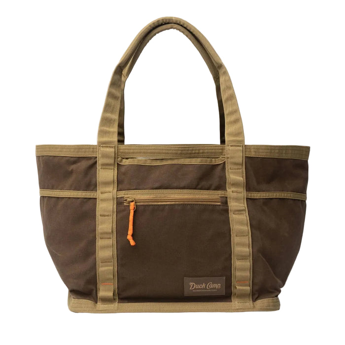 Duck Camp Medium Canvas Gear Tote - Pin Oak/Wheat