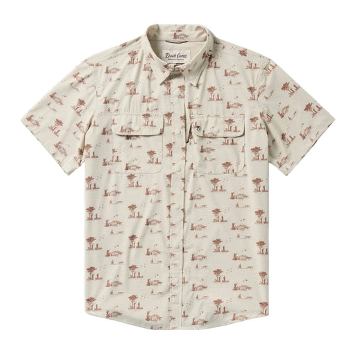 Duck Camp Snap Cast And Blast Perforated Shirt - Opening Day Sand Dollar MEN - Clothing - Shirts - Short Sleeve Duck Camp