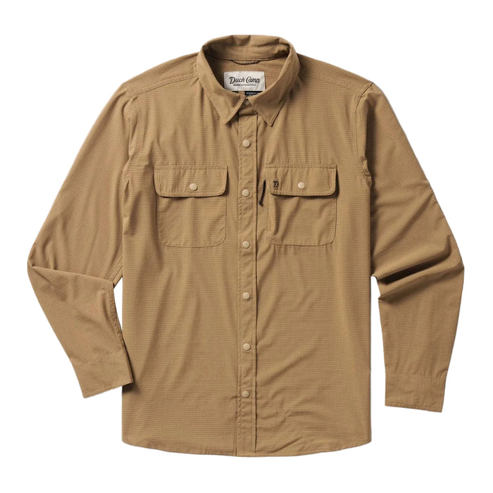 Duck Camp Snap Cast And Blast Perforated Shirt - Reed