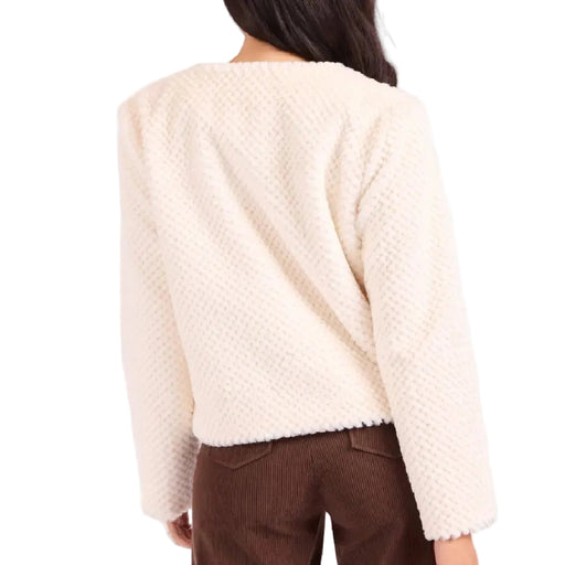 Sadie & Sage So So Soft Ivory Faux Fur Jacket WOMEN - Clothing - Outerwear - Jackets Sadie & Sage
