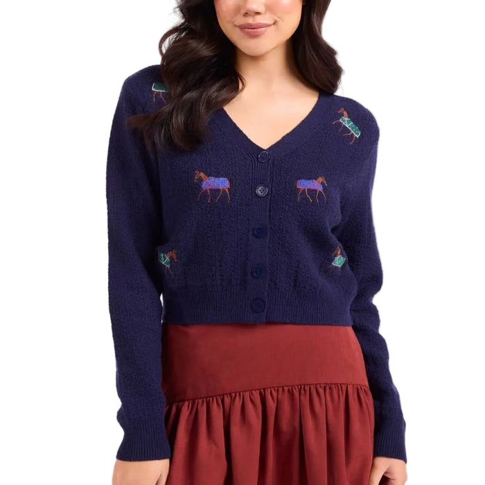 Sadie & Sage Esme Embroidered Horse Cardigan