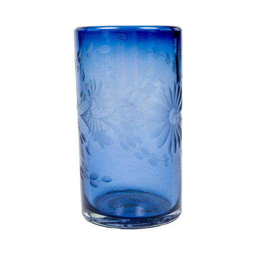 Crystal Juice Glass - French Blue HOME & GIFTS - Tabletop + Kitchen - Drinkware + Glassware Rose Ann Hall Designs