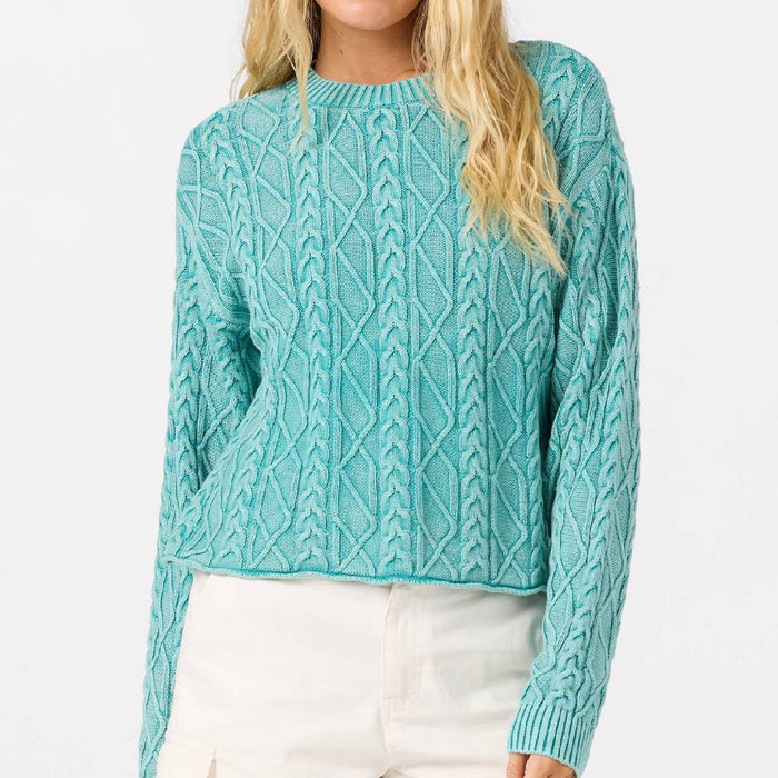 O'Neill Women's O'Riginals Misha Cable Knit Sweater